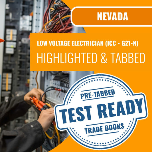 Nevada Low Voltage Electrician (ICC - G21-N) Highlighted & Tabbed Book Package