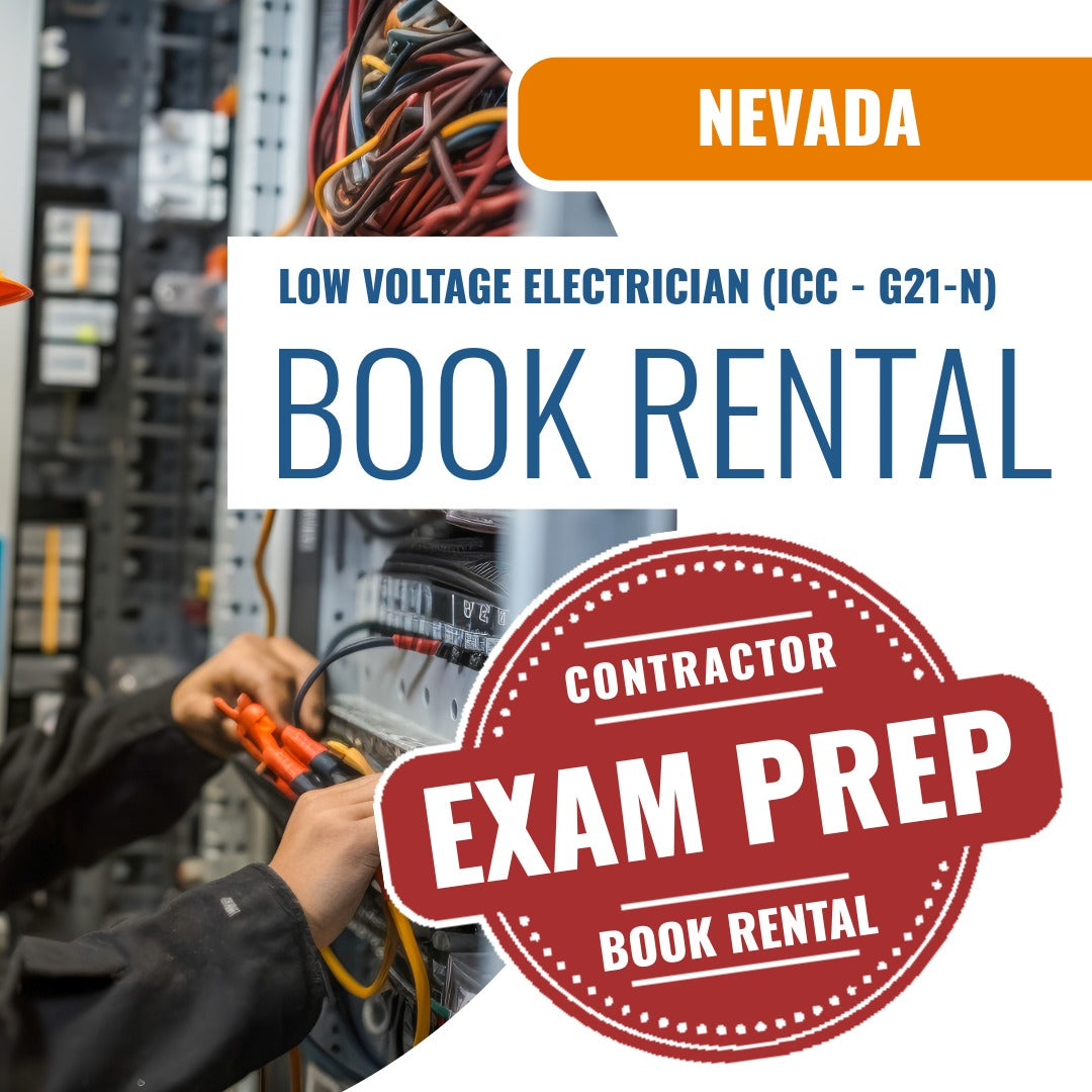 Nevada Low Voltage Electrician (ICC - G21-N) Books & Courses Rental Package