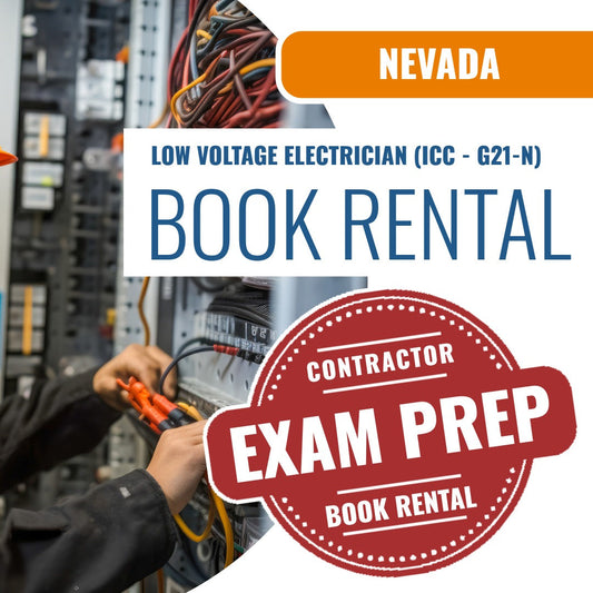 Nevada Low Voltage Electrician (ICC - G21-N) Books & Courses Rental Package