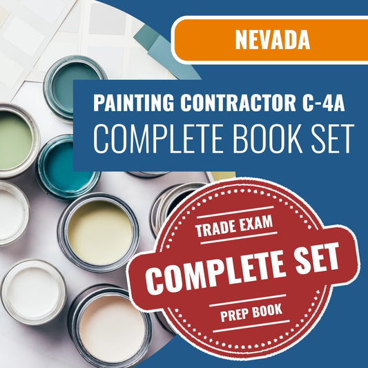 Nevada C-4A painting contractor exam book package
