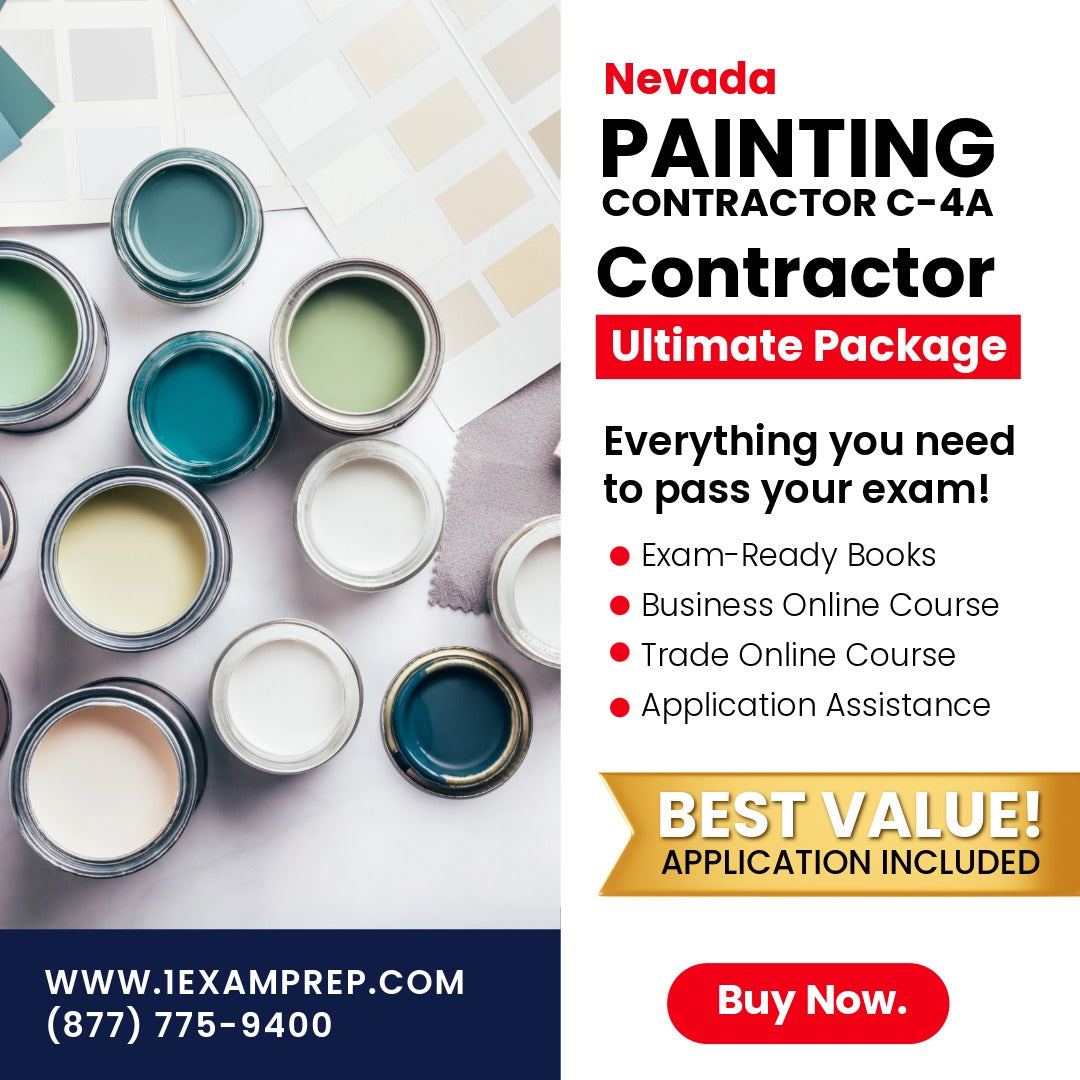 Nevada Painting Contractor (C-4A) Ultimate Exam Prep Rental