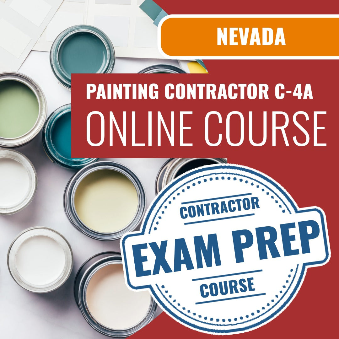 Nevada Painting Contractor (C-4A) Exam - Online Exam Prep