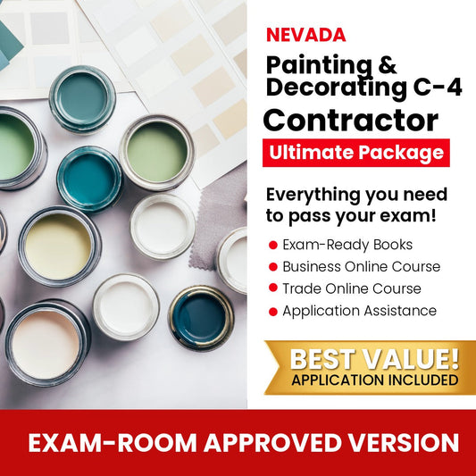 Nevada Painting Contractor (C-4) Ultimate Exam Prep Rental
