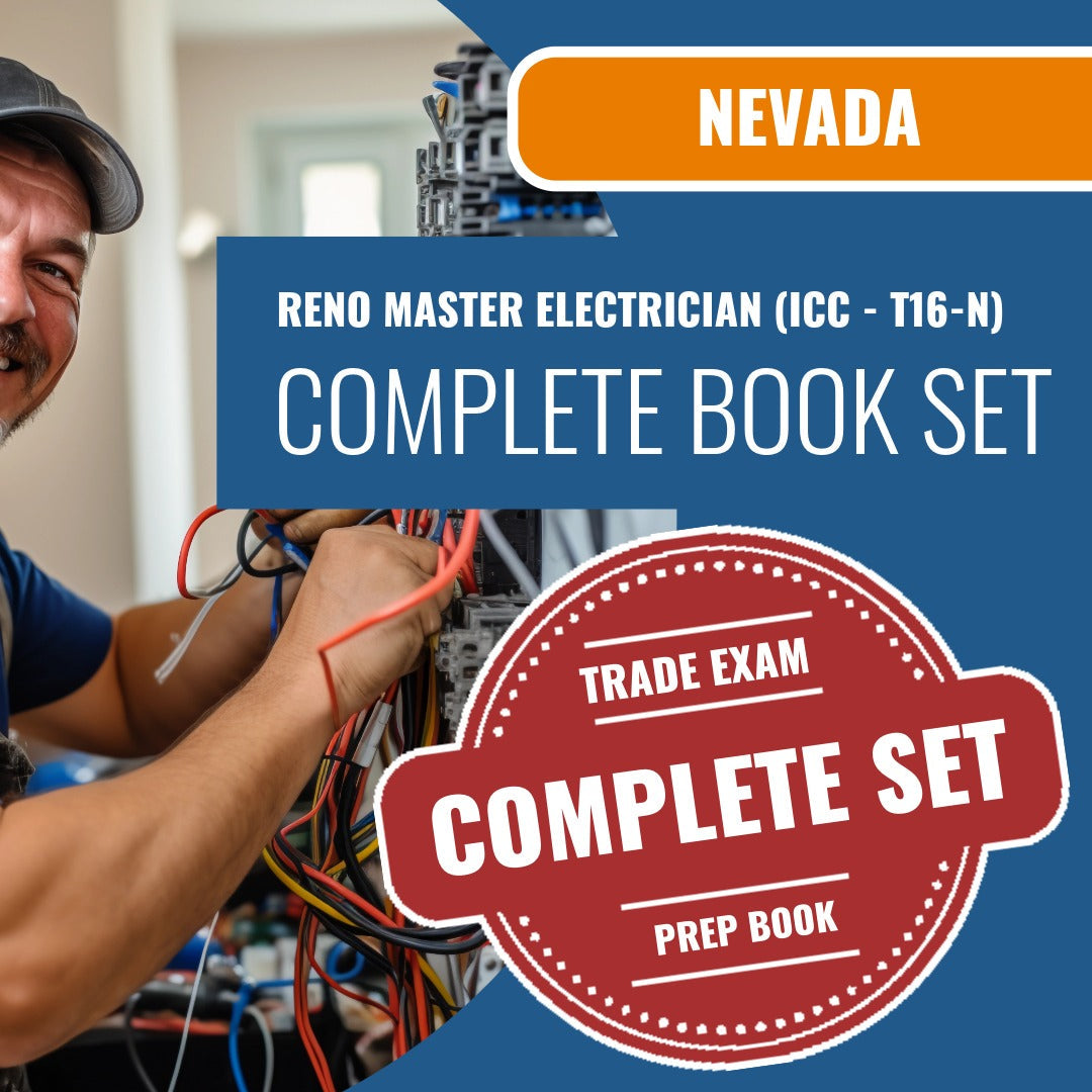 Reno Nevada Master Electrician (ICC - T16-N) Exam Book Package