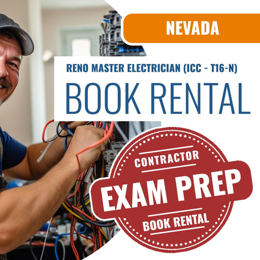 Reno Nevada Master Electrician (ICC - T16-N) Books & Courses Rental Package