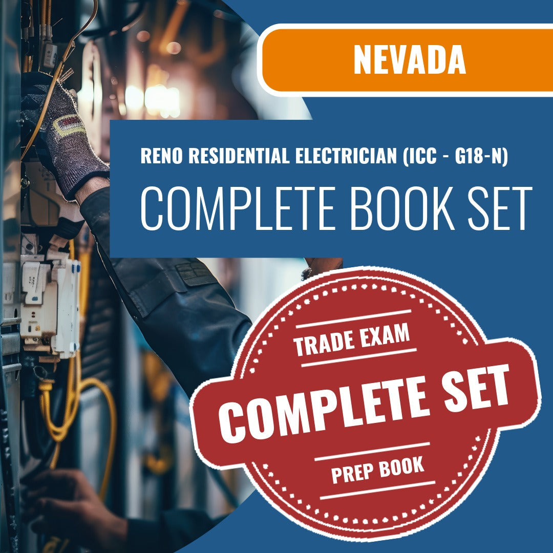 Reno Nevada Residential Electrician (ICC - G18-N) Exam Book Package