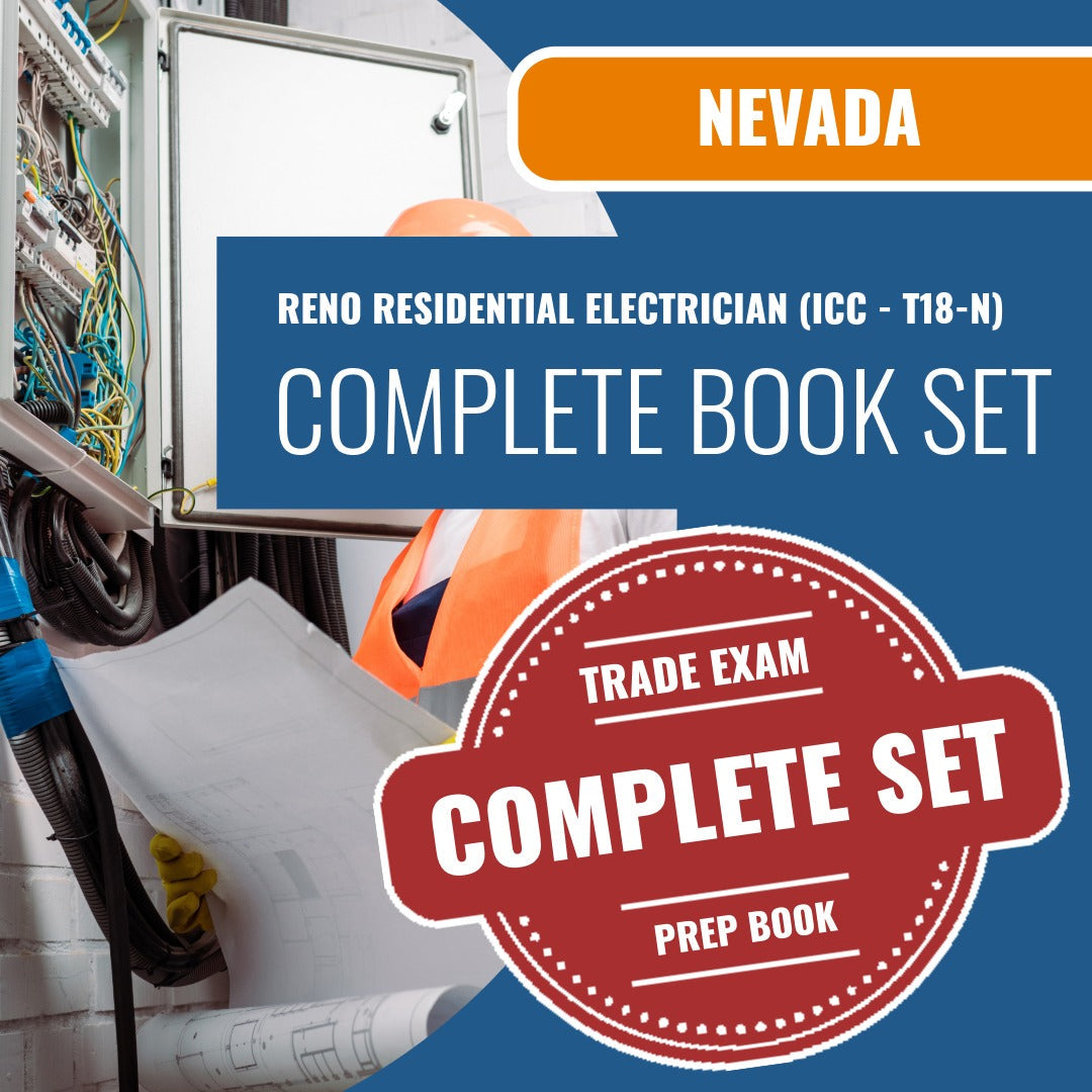 Reno Nevada Residential Electrician (ICC - T18-N) Exam Book Package