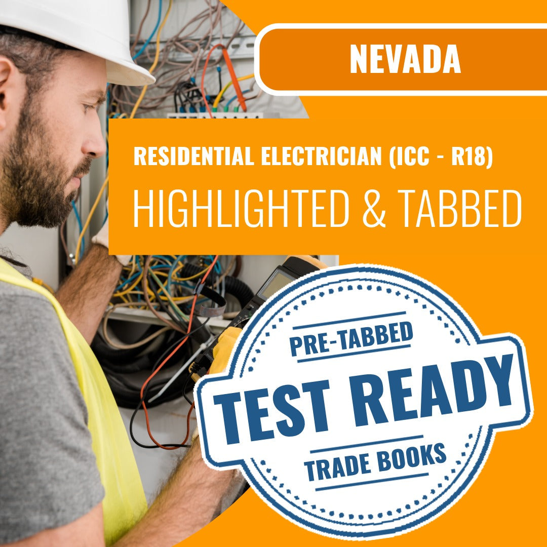 Nevada Residential Electrician (ICC - R18) Highlighted & Tabbed Book Package