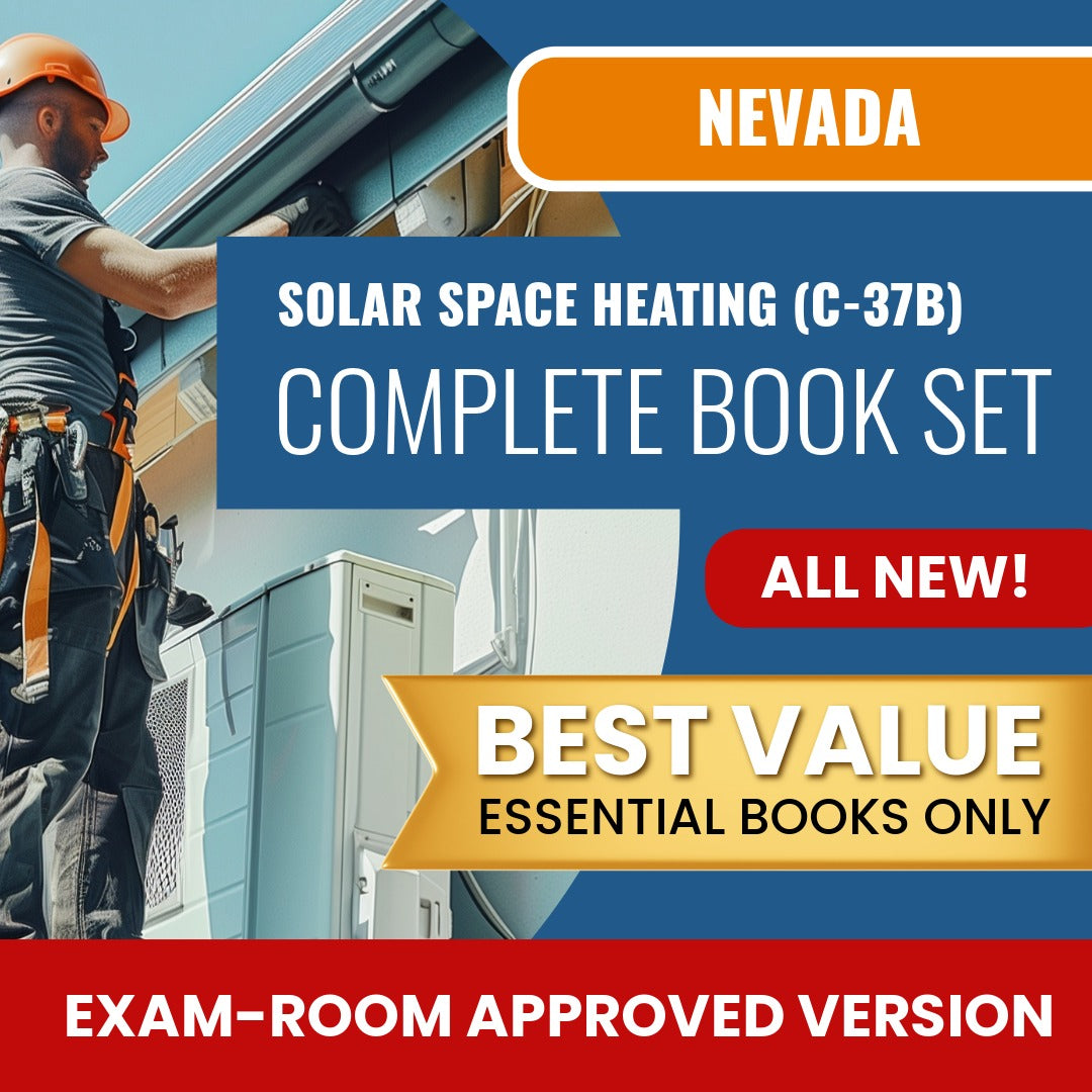 Nevada Solar Space Heating Contractor (C-37B) Books Allowed into Exam Package