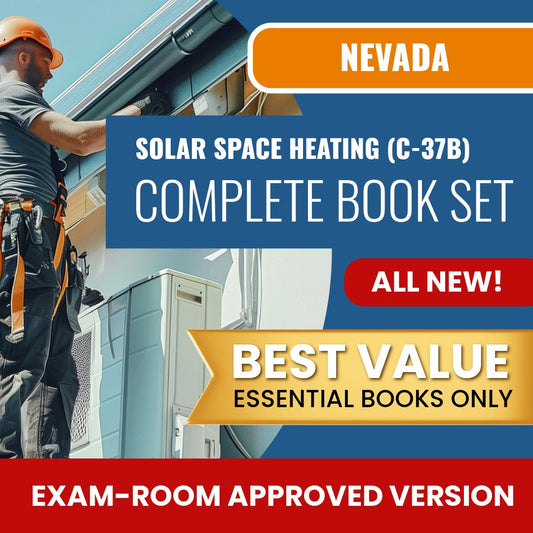 Nevada Solar Space Heating Contractor (C-37B) Books Allowed into Exam Package