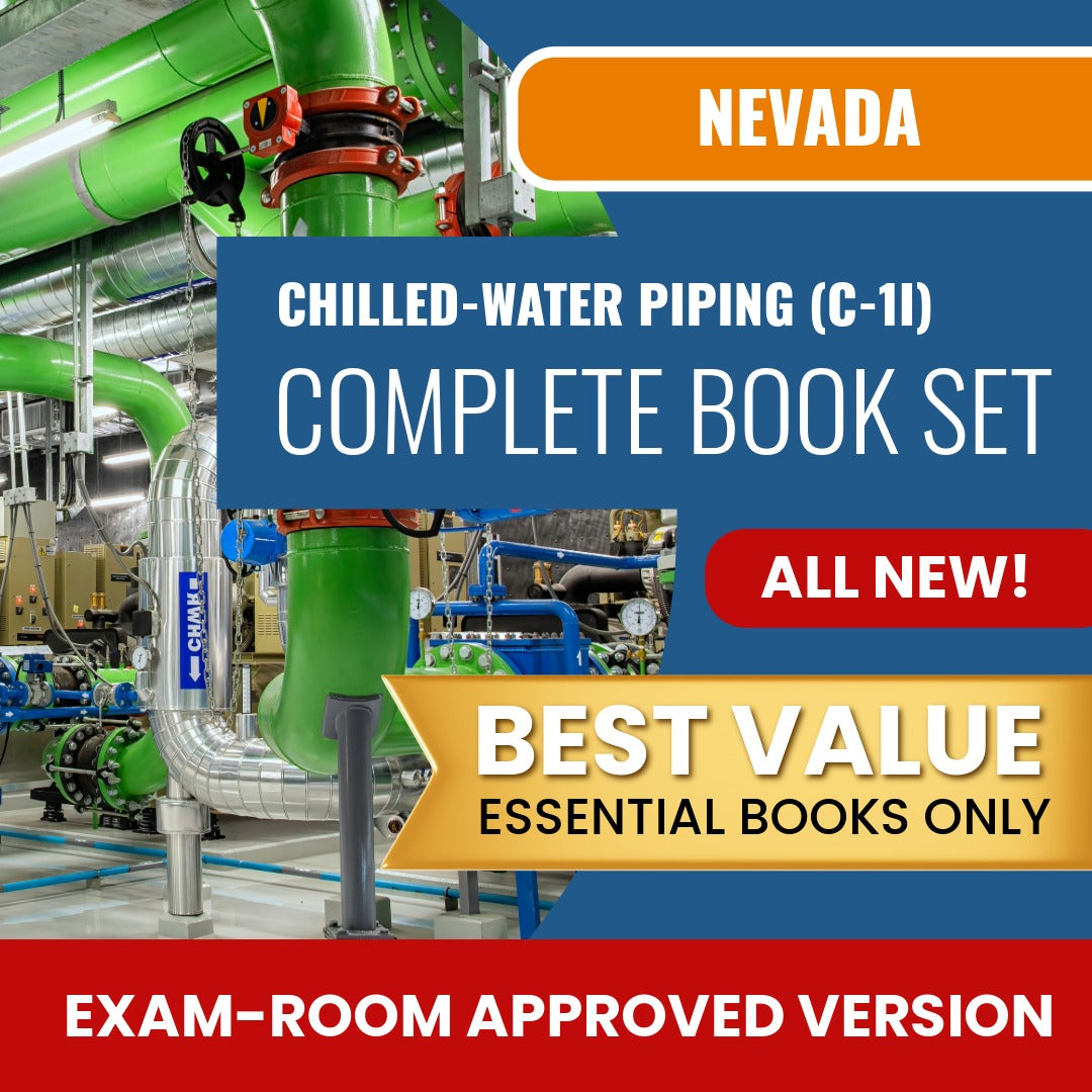 Nevada Chilled-Water Piping Contractor (C-1I) Books Allowed into Exam Package
