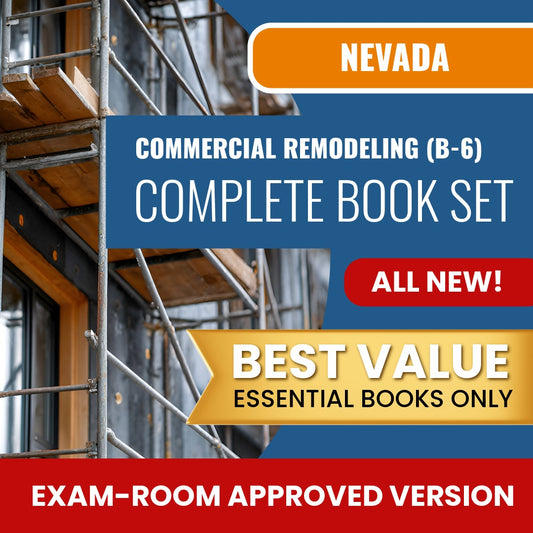 Nevada Commercial Remodeling Contractor (B-6) Books Allowed into Exam Package
