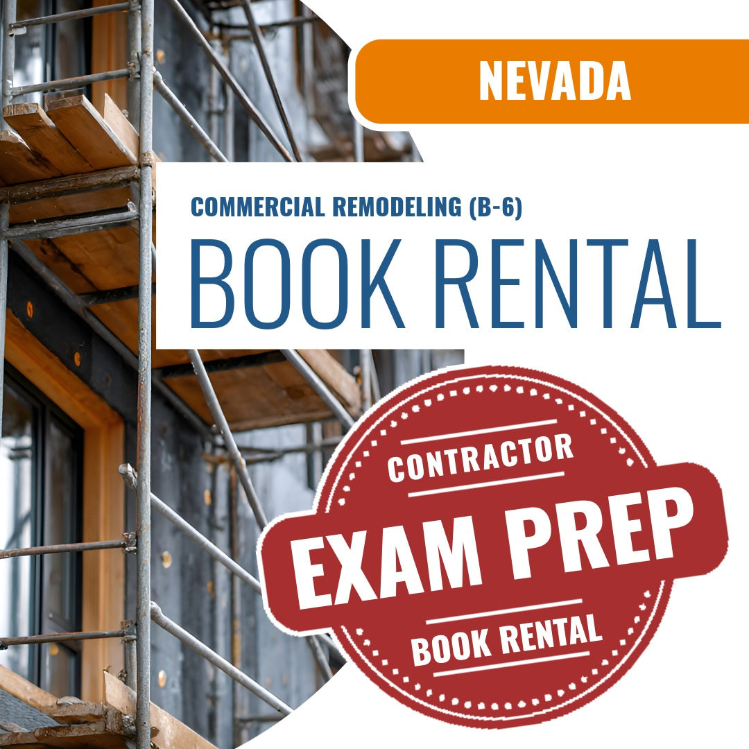 Nevada Commercial Remodeling Contractor (B-6) - Books & Courses Rental Package