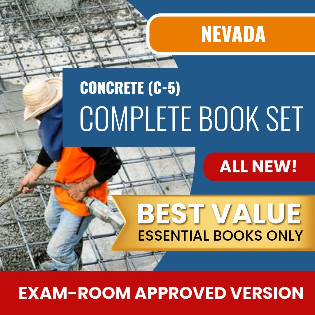 Nevada Concrete Contractor (C-5) Books Allowed into Exam Package