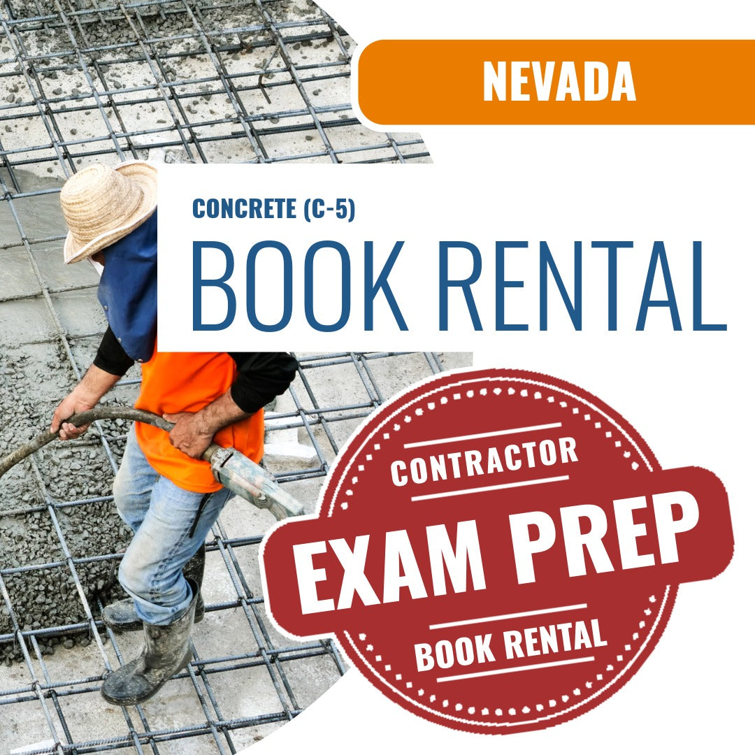 Nevada Concrete Contractor (C-5) - Books & Courses Rental Package