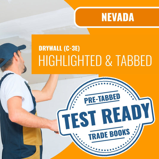 Nevada Drywall Contractor (C-3E) Highlighted & Tabbed Book Package