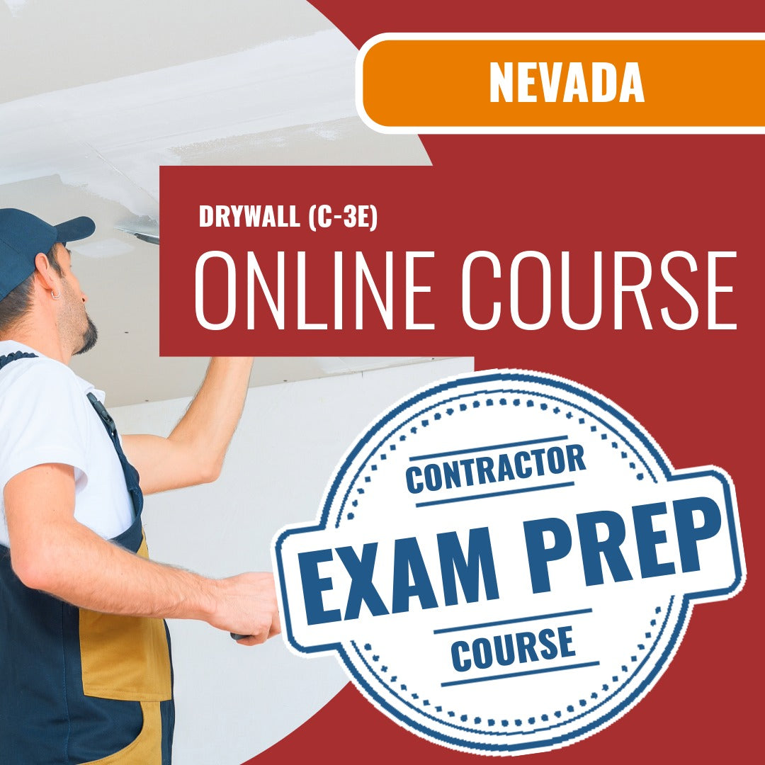 Nevada Drywall Contractor (C-3E) Exam - Online Exam Prep