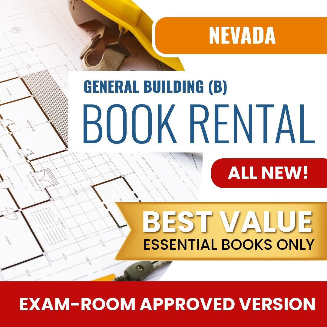 Nevada General Building Contractor (B) - Books & Course Rental - Exam Room Approved