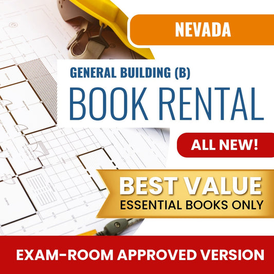 Nevada General Building Contractor (B) - Books & Course Rental - Exam Room Approved