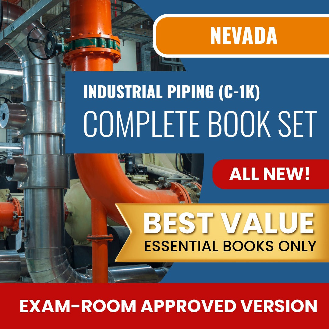 Nevada Industrial Piping Contractor (C-1K) Books Allowed into Exam Package