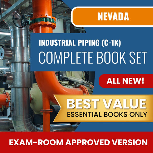 Nevada Industrial Piping Contractor (C-1K) Books Allowed into Exam Package