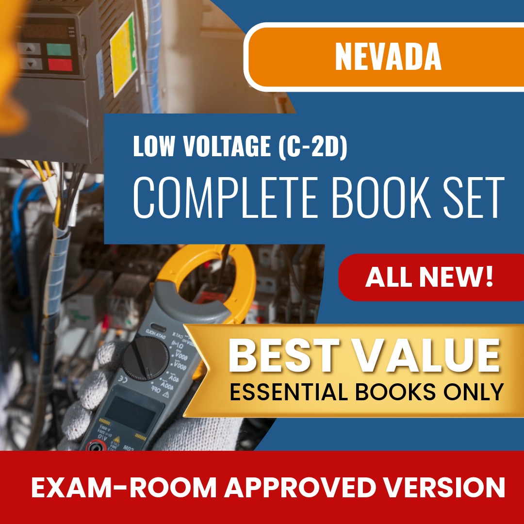 Nevada Low Voltage Contractor (C-2D) Books Allowed into Exam Package