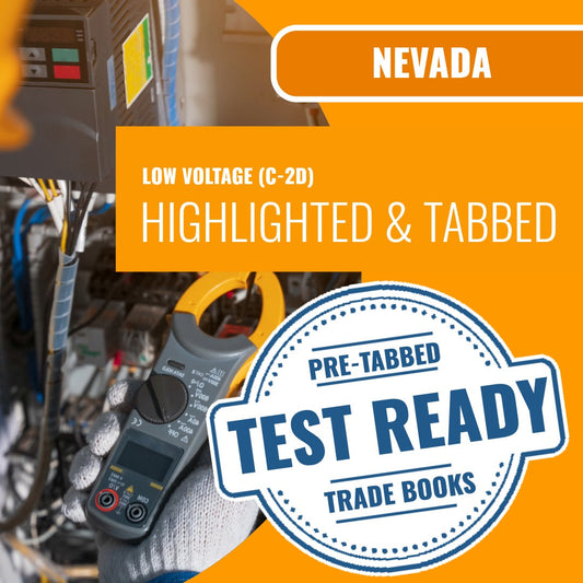 Nevada Low Voltage Contractor (C-2D) Highlighted & Tabbed Book Package