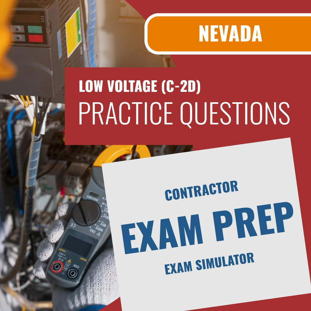 Nevada Low Voltage Contractor (C-2D) Exam - Online Practice Questions