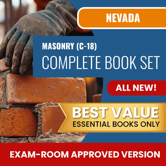 Nevada Masonry Contractor (C-18) Books Allowed into Exam Package