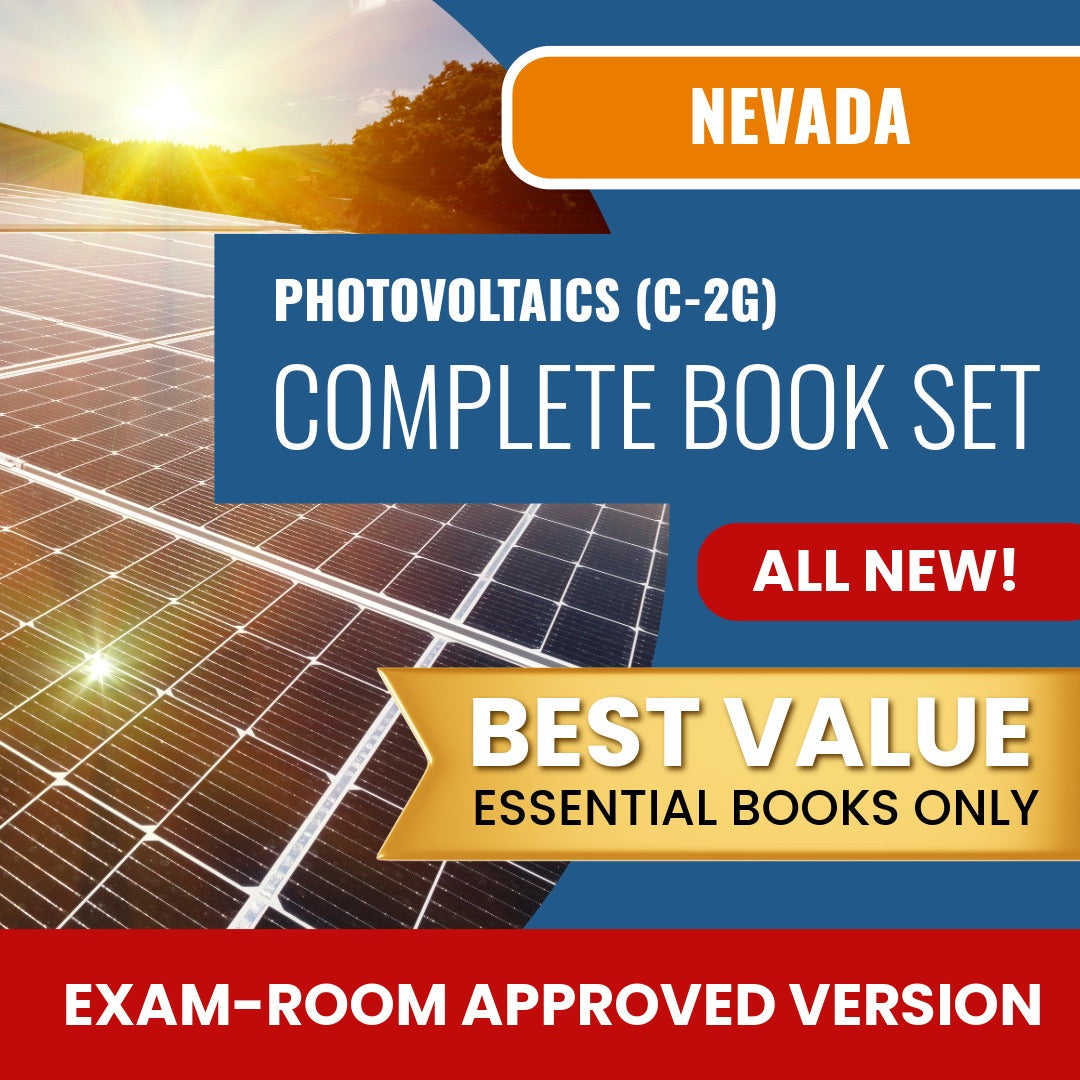 Nevada Photovoltaics Contractor (C-2G) Books Allowed into Exam Package