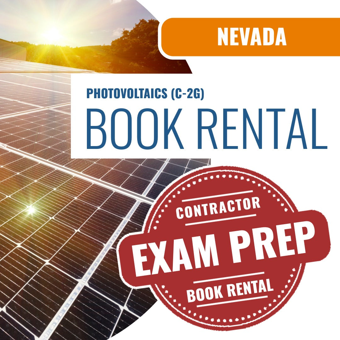 Nevada Photovoltaics Contractor (C-2G)- Books & Courses Rental Package