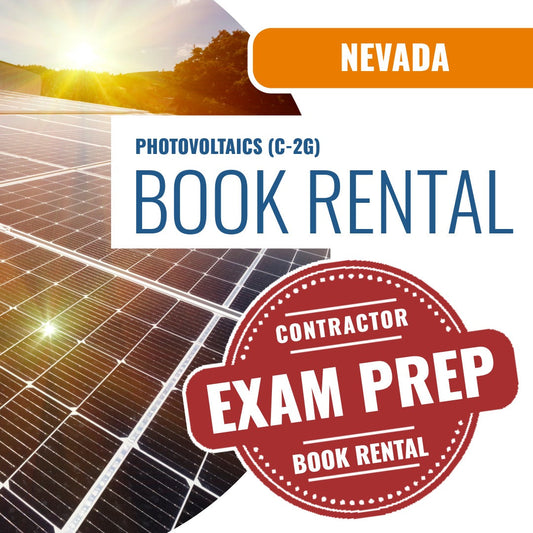 Nevada Photovoltaics Contractor (C-2G)- Books & Courses Rental Package