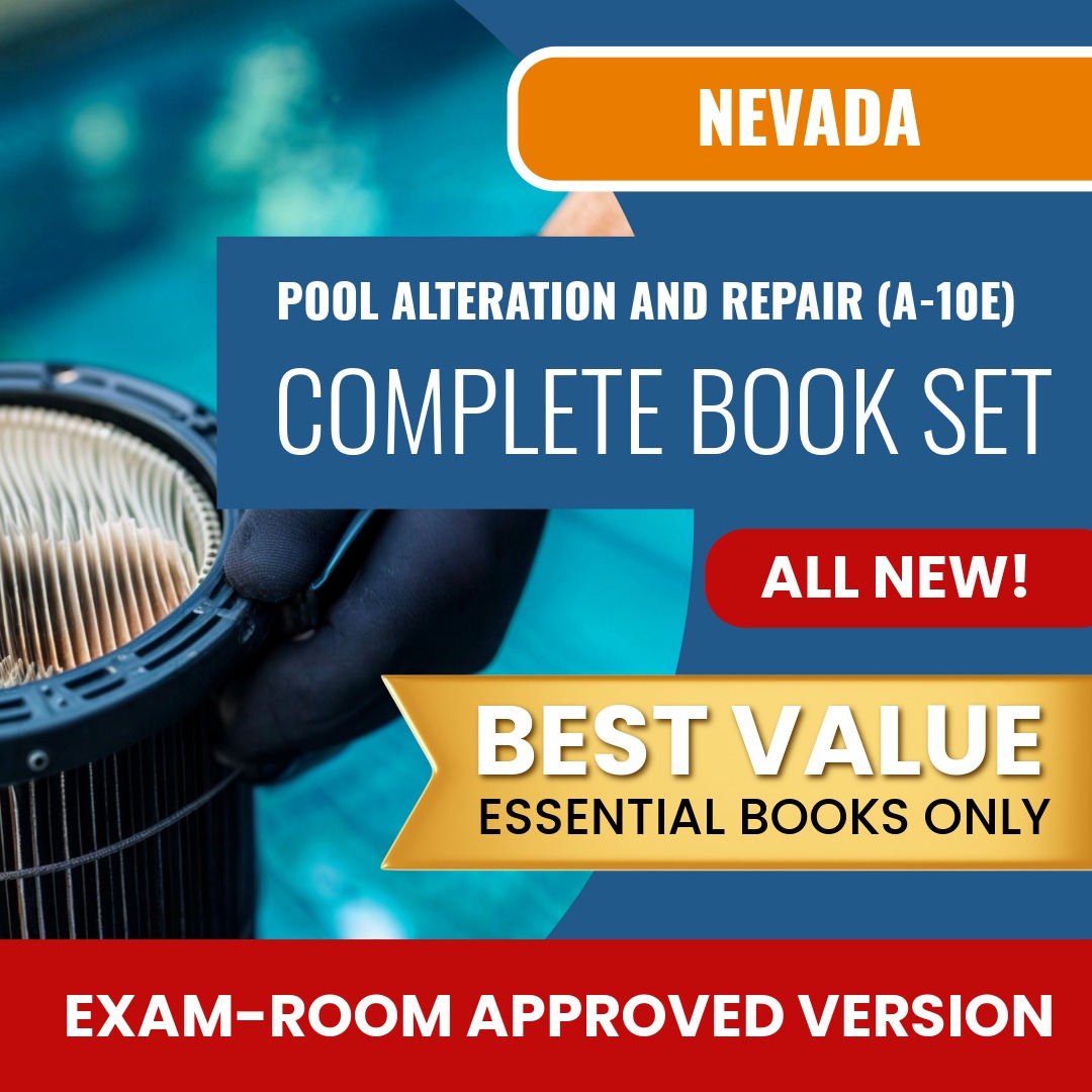 Nevada Pool Alteration And Repair Contractor (A-10E) Books Allowed into Exam Package