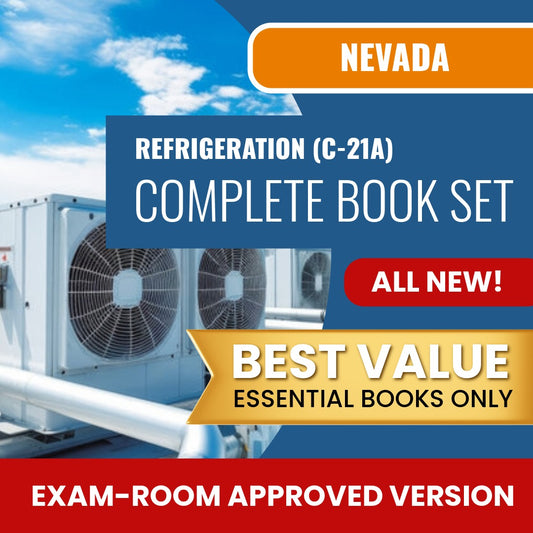 Nevada Refrigeration Contractor (C-21A) Books Allowed into Exam Package