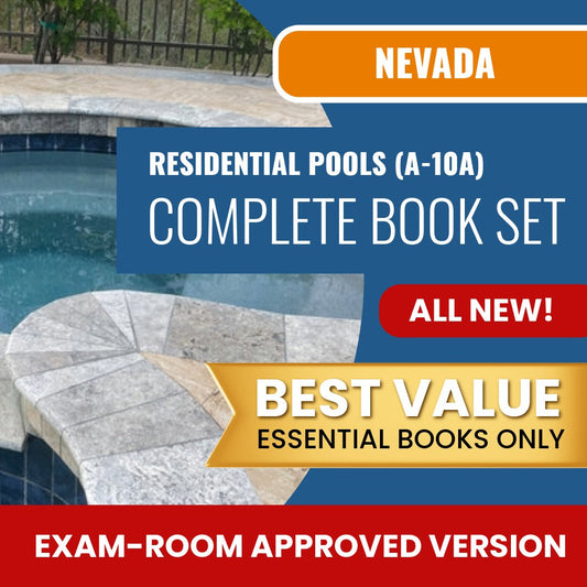 Nevada Residential Pools Contractor (A-10A) Books Allowed into Exam Package