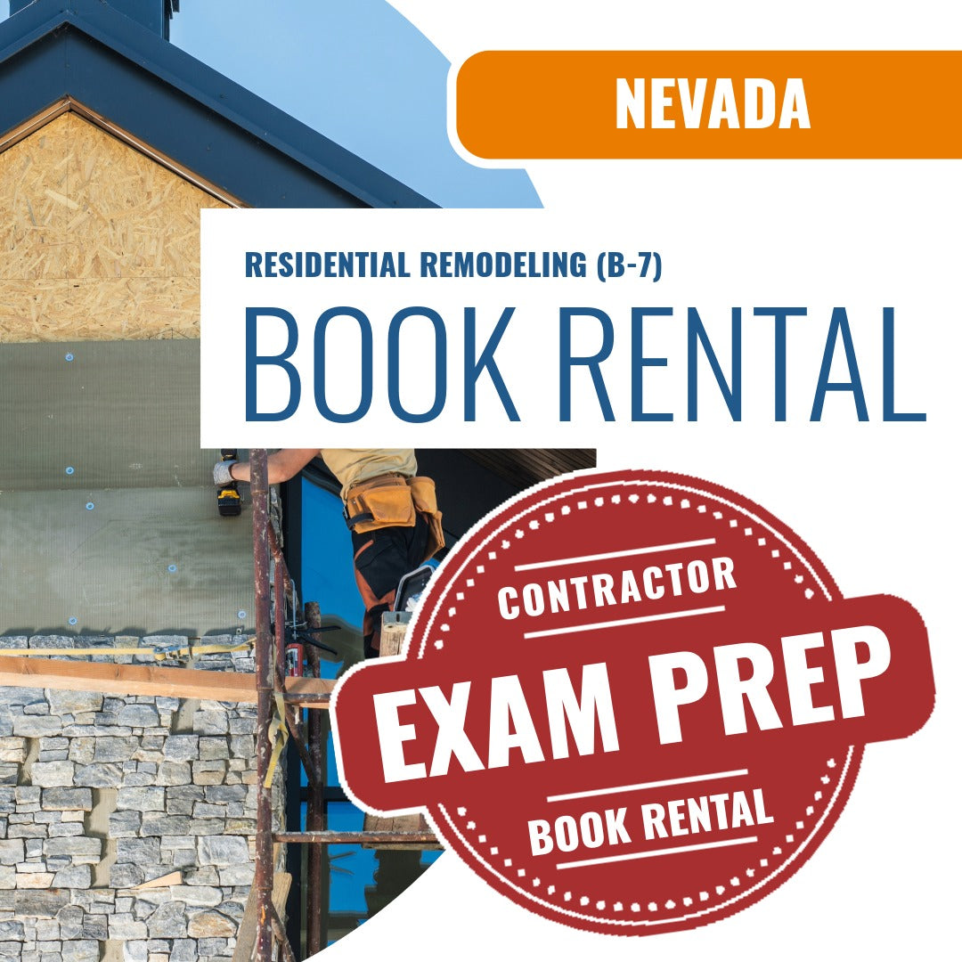 Nevada Residential Remodeling Contractor (B-7) - Books & Courses Rental Package