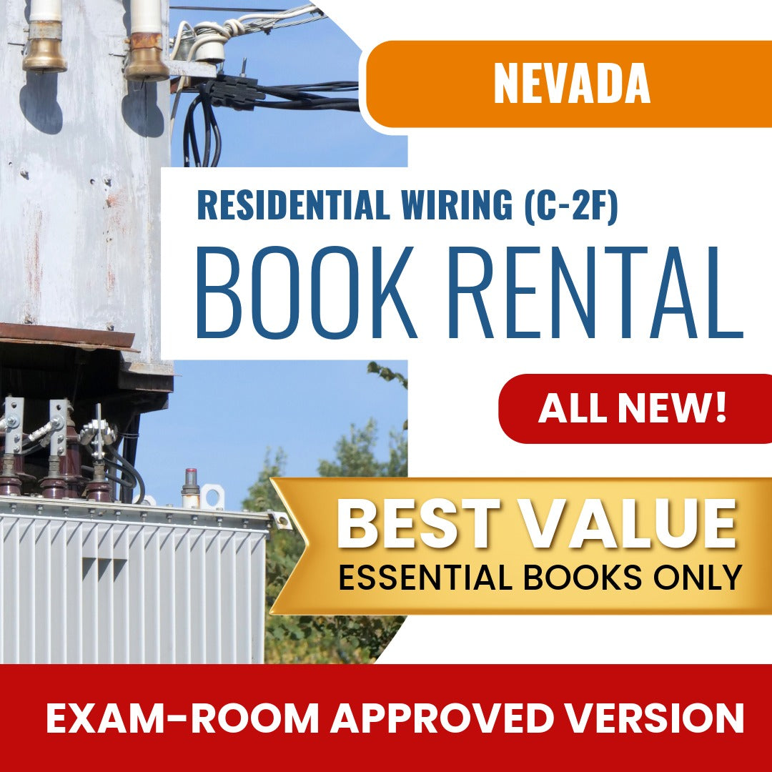 Nevada Residential Wiring Contractor (C-2F) - Books & Course Rental - Exam Room Approved
