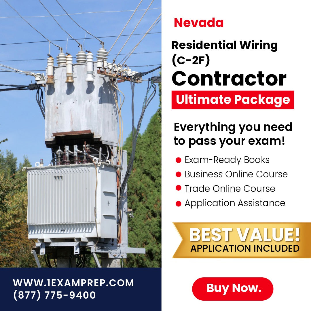 Nevada Residential Wiring Contractor (C-2F) Ultimate Exam Prep Rental
