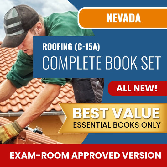 Nevada Roofing Contractor (C-15A) Books Allowed into Exam Package