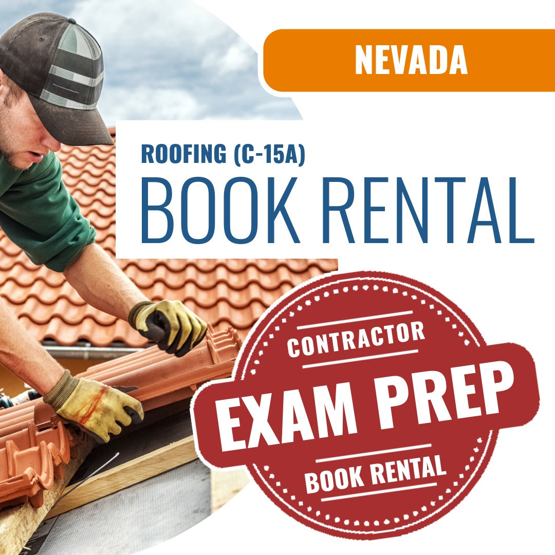 Nevada Roofing Contractor (C-15A) - Books & Courses Rental Package