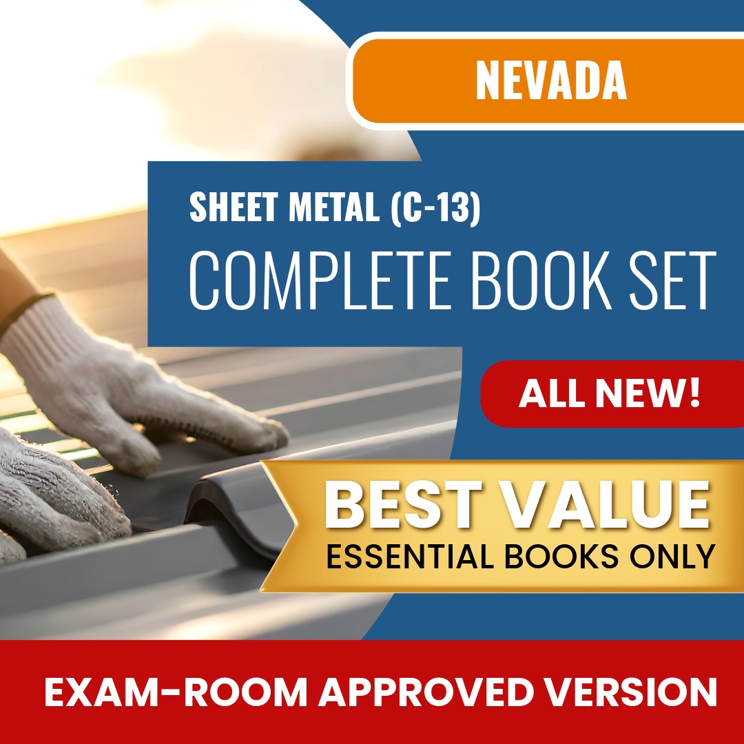Nevada Sheet Metal Contractor (C-13) Books Allowed into Exam Package