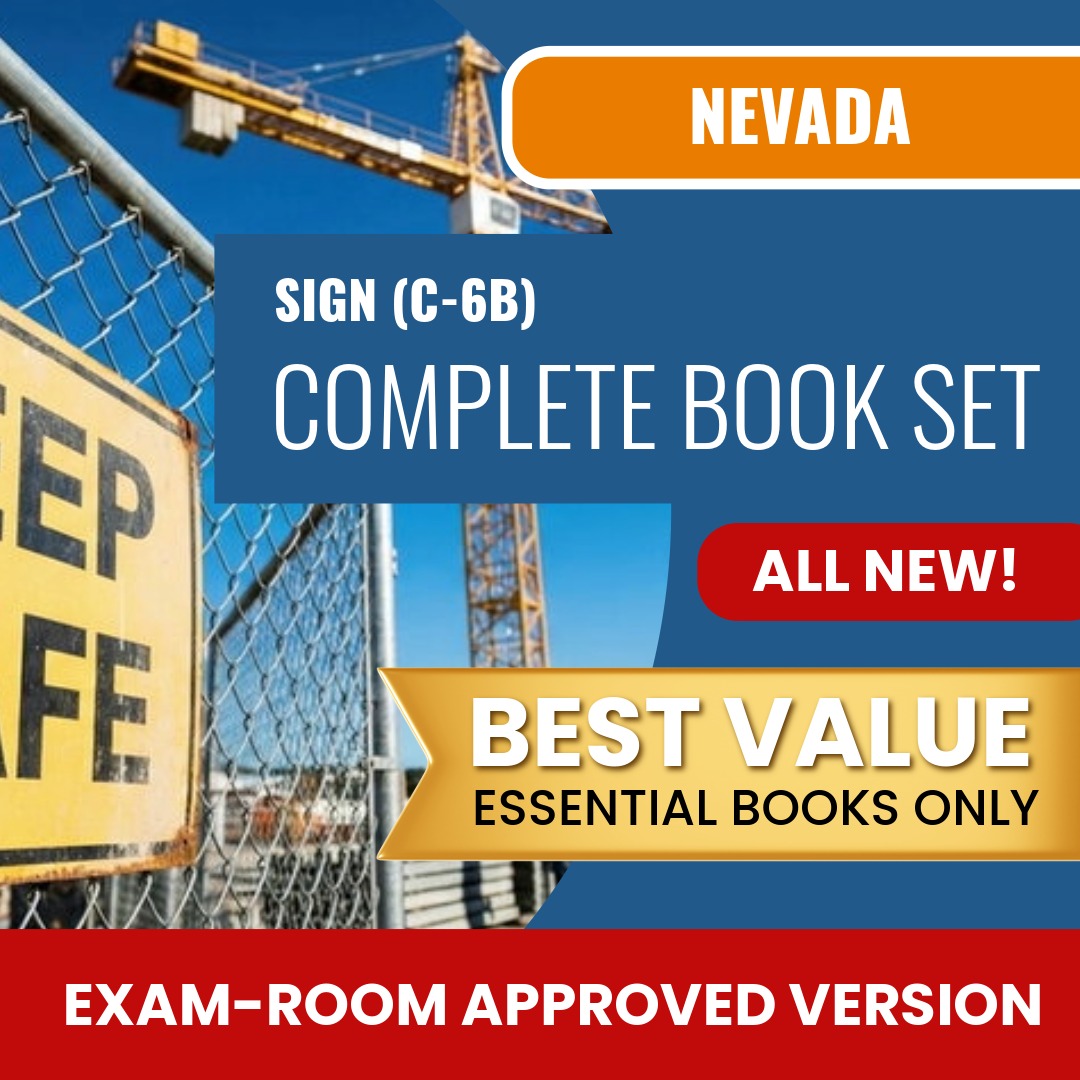 Nevada Sign Contractor (C-6B) Books Allowed into Exam Package