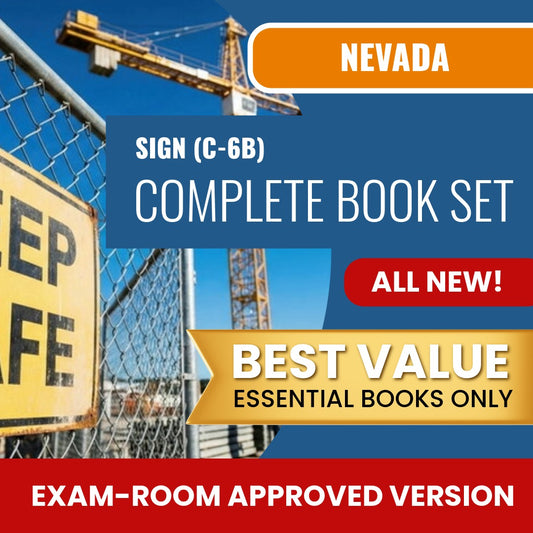 Nevada Sign Contractor (C-6B) Books Allowed into Exam Package