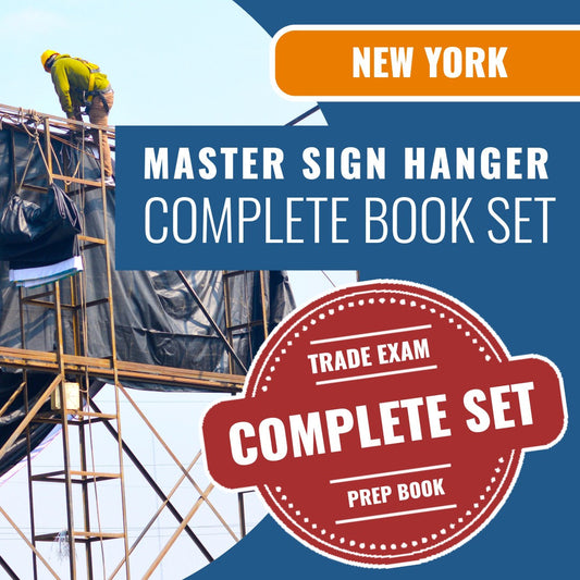 New York Master Sign Hanger Exam Book Package