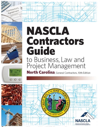 NORTH CAROLINA-NASCLA Contractors Guide to Business, Law and Project Management North Carolina General, 10th Edition Book Plus Tabs