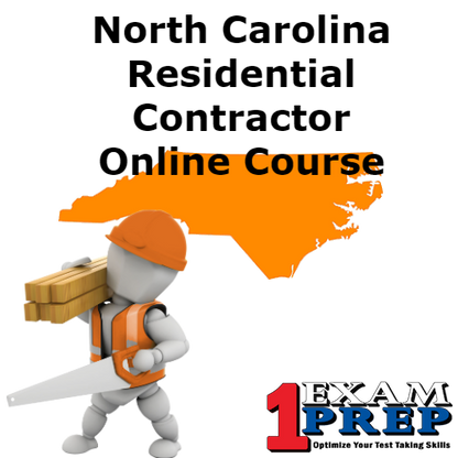North Carolina Residential Contractor - Online Exam Prep Course