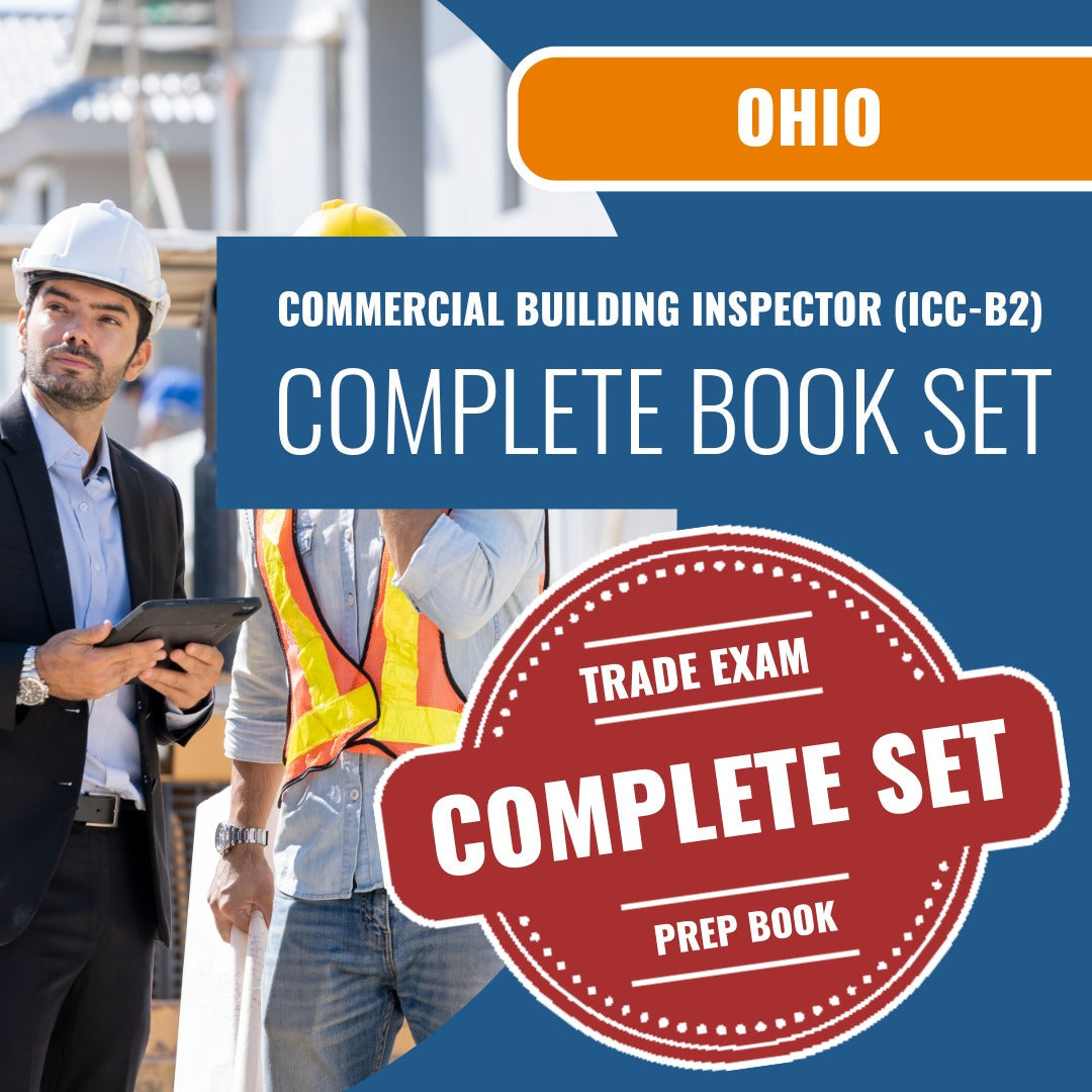 Ohio Commercial Building Inspector (ICC - B2) Exam Book Package