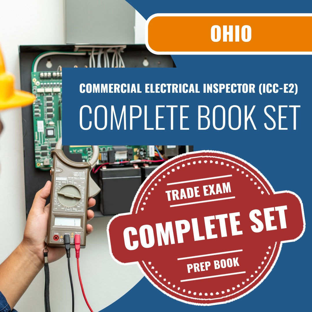 Ohio Commercial Electrical Inspector - (ICC - E2) Exam Book Package