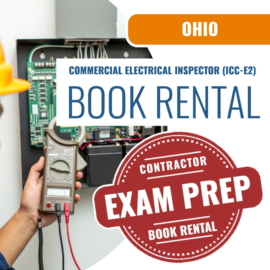 Ohio Commercial Electrical Inspector - (ICC - E2) - Books & Courses Rental Package