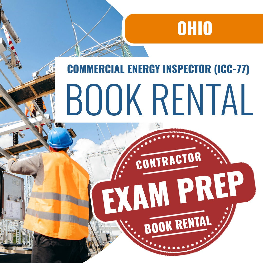 Ohio Commercial Energy Inspector (ICC - 77) - Books & Courses Rental Package